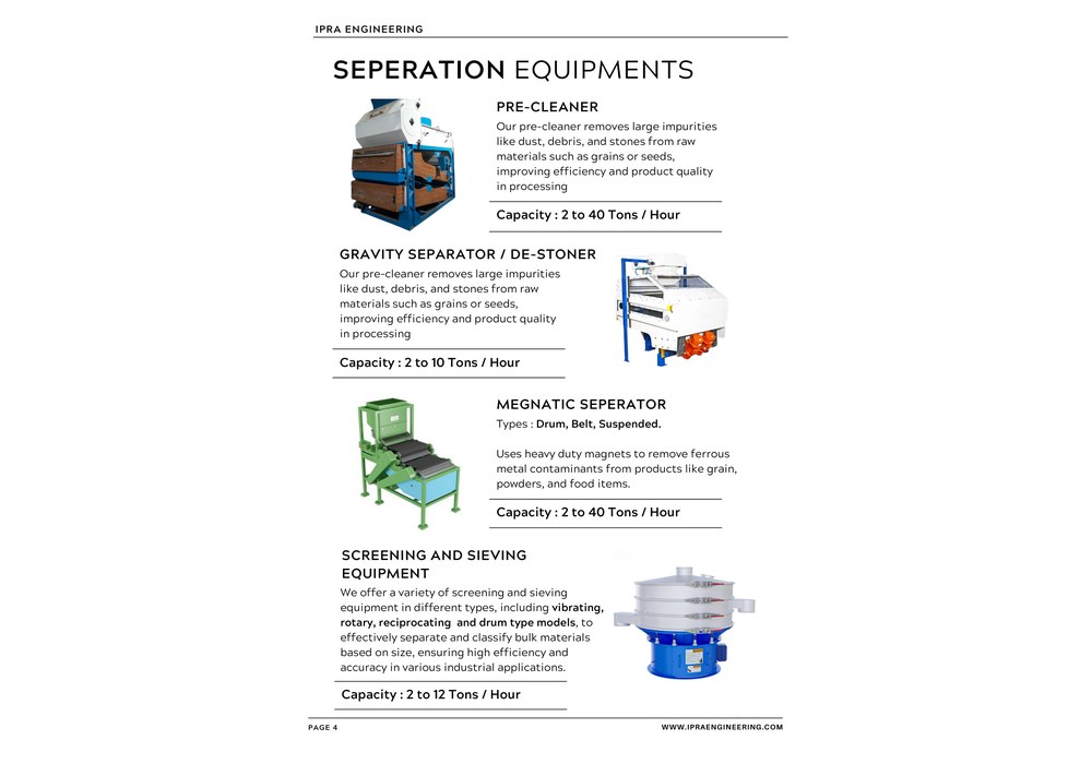 Separation Equipments
